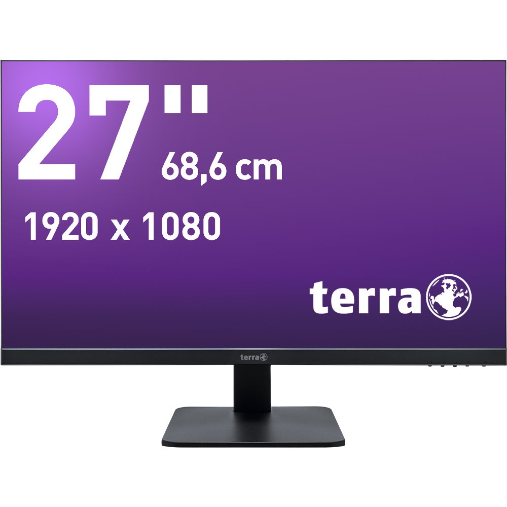 TERRA LCD/LED 2727W V3 IPS black HDMI/DP/USB-C