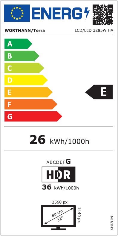 TERRA LCD/LED 3285W HA 2K VA CURVED black HDMI/DP/USB-C