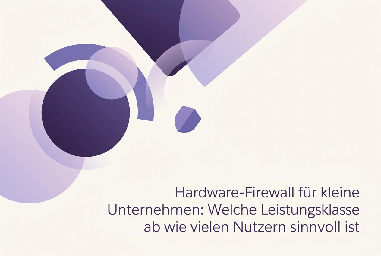Professional header image for step-by-step guide: Hardware-Firewall für kleine Unternehmen: Welche Leistung...