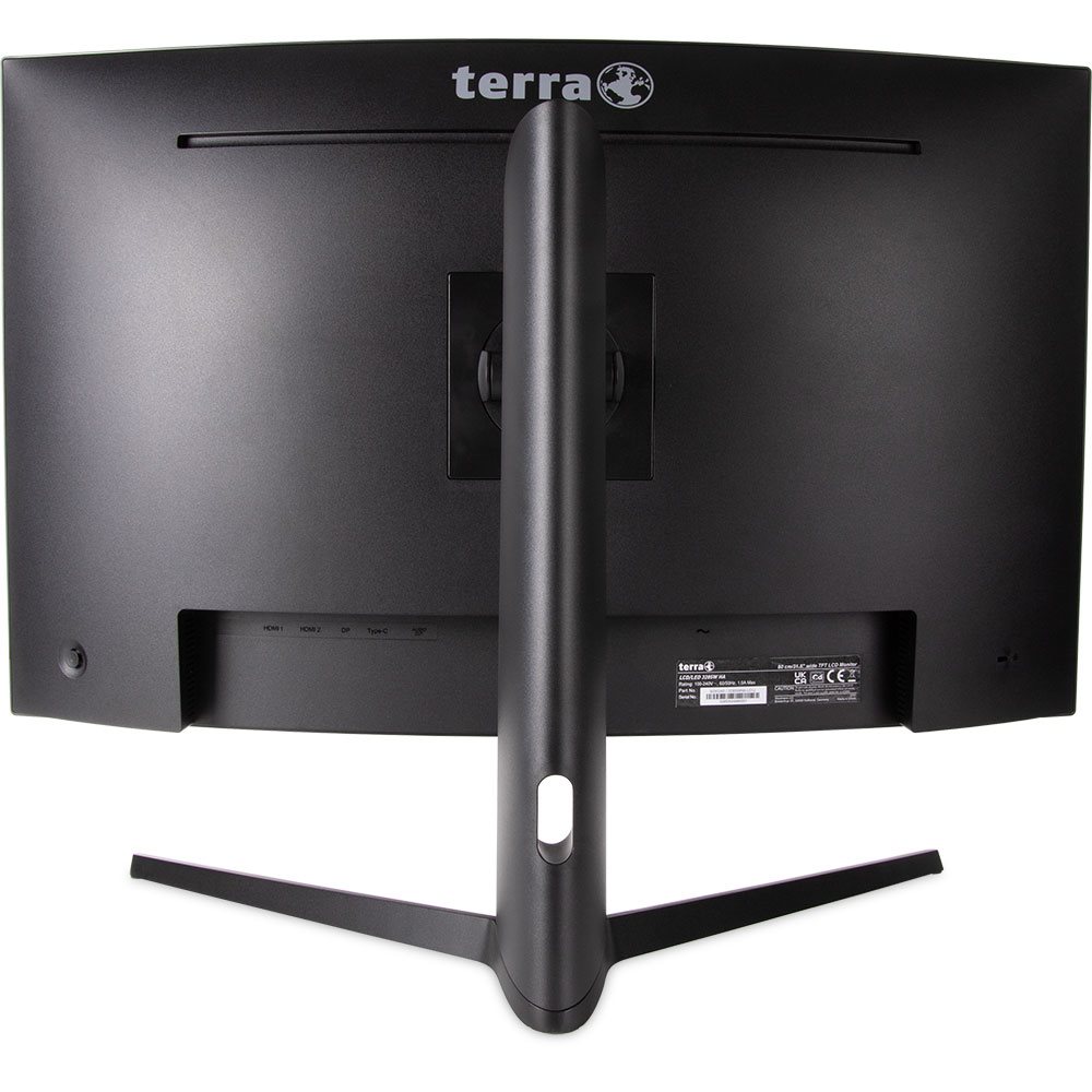 TERRA LCD/LED 3285W HA 2K VA CURVED black HDMI/DP/USB-C