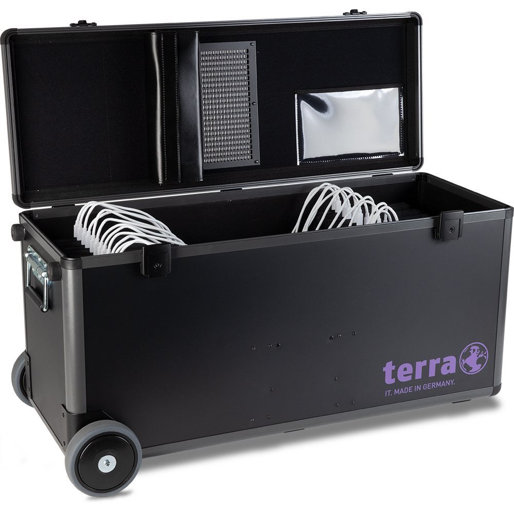 YY NB Terra S24 Trolley f. Surface Go2/3/PAD 1200(V2) (EU) +++ mit USB-C Ladeeinheit f.Surface GO2/3 /PAD 1200