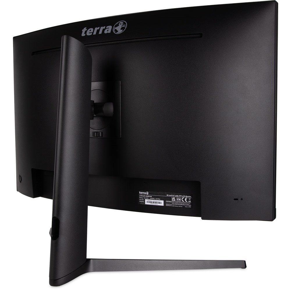 TERRA LCD/LED 3285W HA 2K VA CURVED black HDMI/DP/USB-C